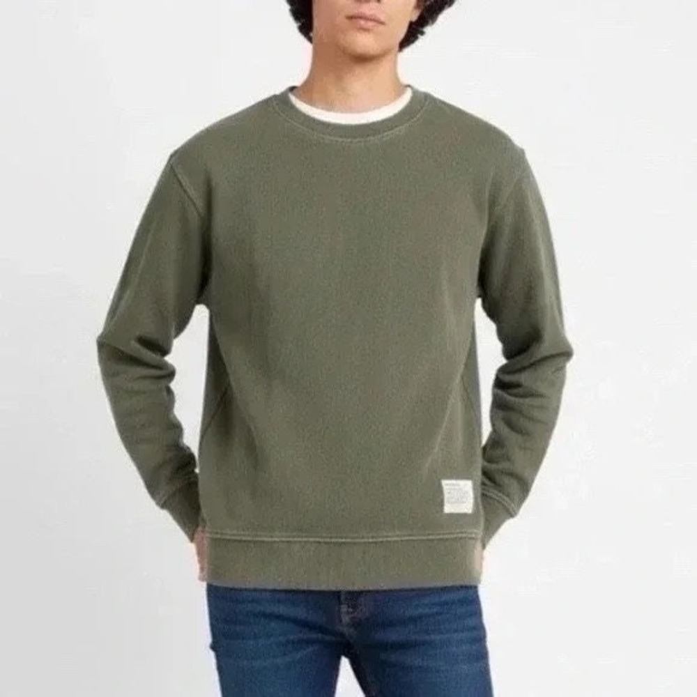 American Giant Olive Green Crewneck Sweatshirt